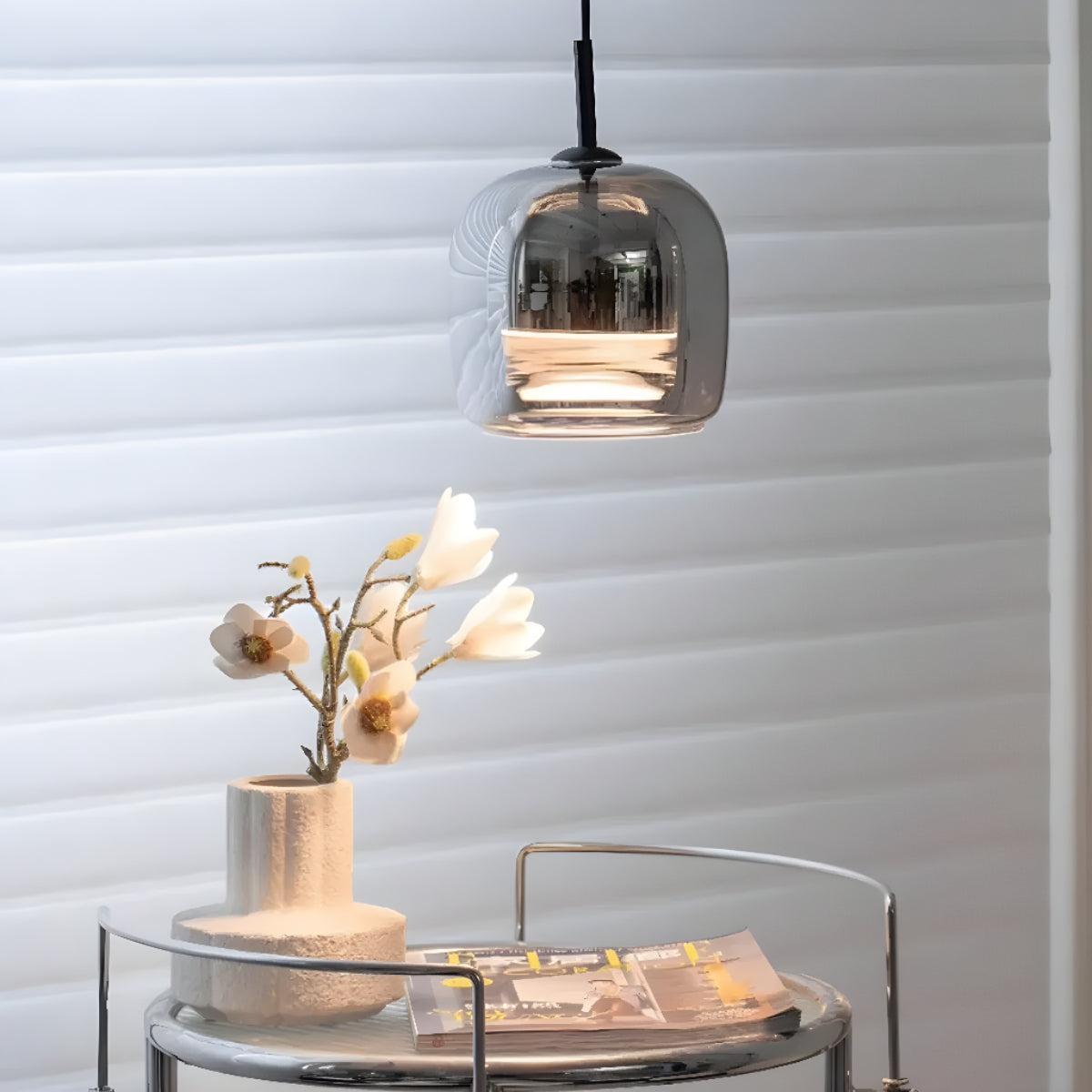 Pendant Light for Kitchen Island With Modern Artistic Black Shade