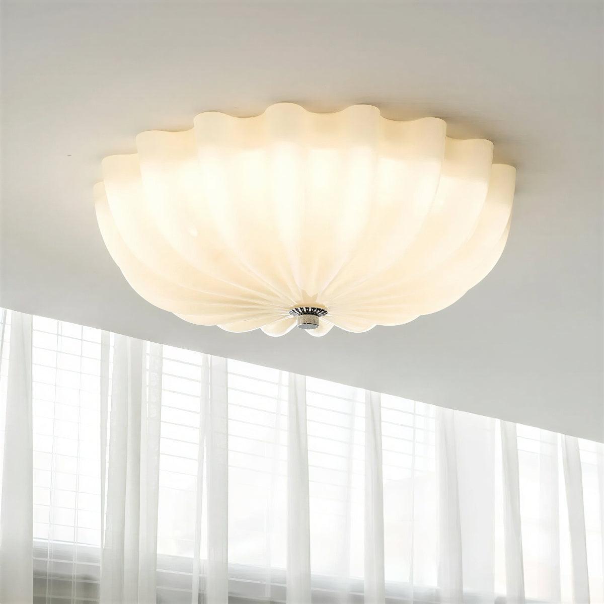 Petal Design Flush Mount Ceiling Light Fixture