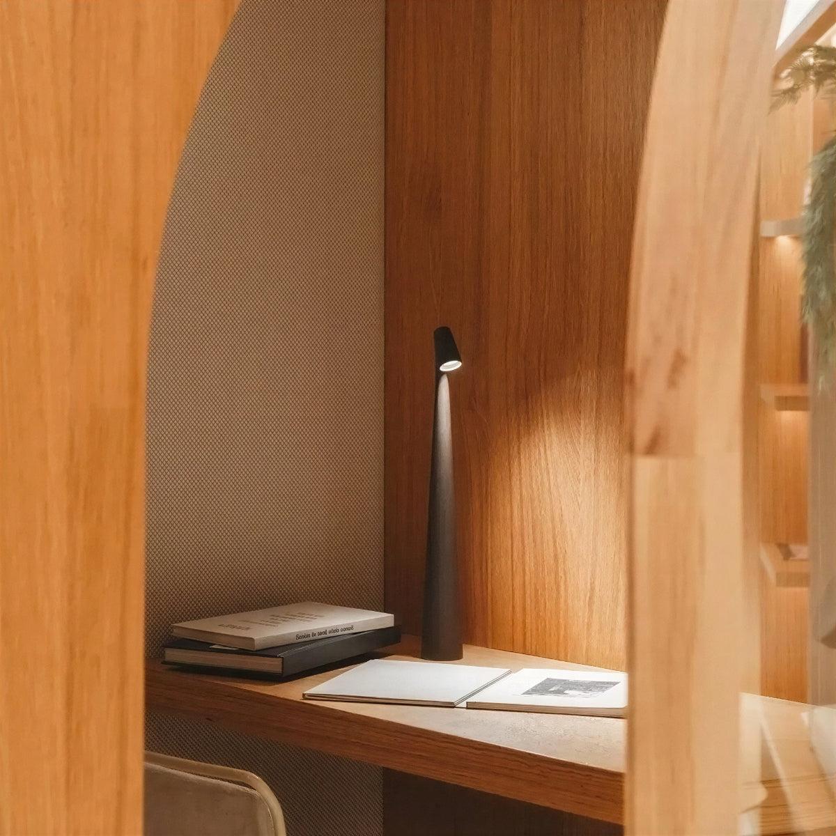Rechargeable Cordless Modern Table Lamp With Ambient Light