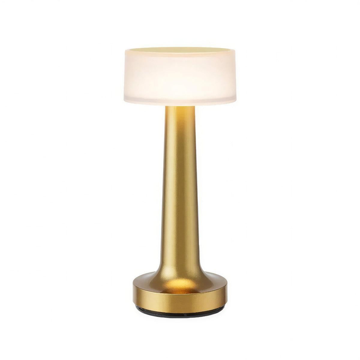 Restaurant Cordless Rechargeable Table Lamp With Touch Dimming