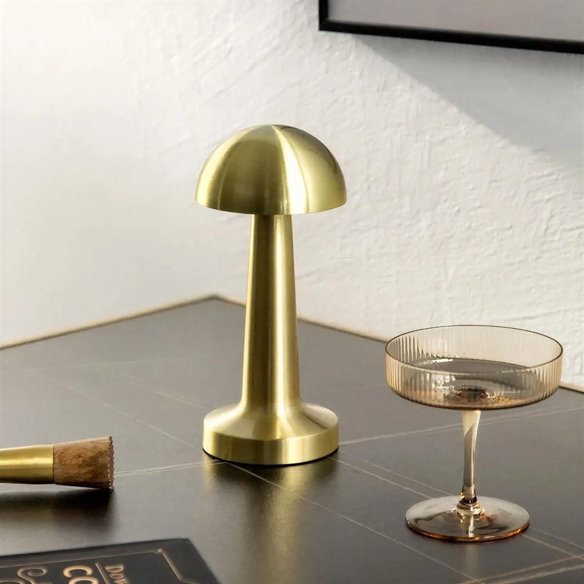 Restaurant Cordless Rechargeable Table Lamp With Touch Dimming
