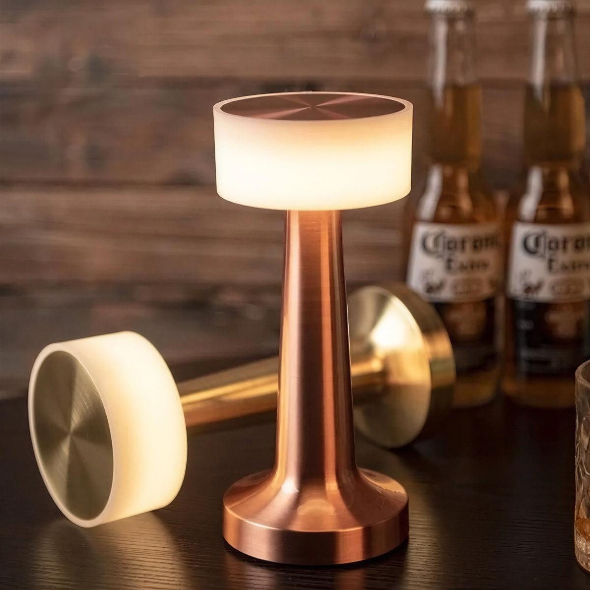 Restaurant Cordless Rechargeable Table Lamp With Touch Dimming