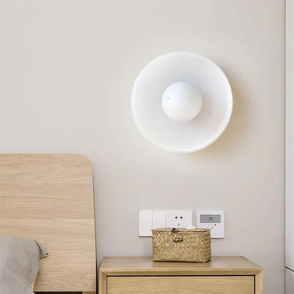 Round Flush Mount Ceiling Light With Ambient Glow