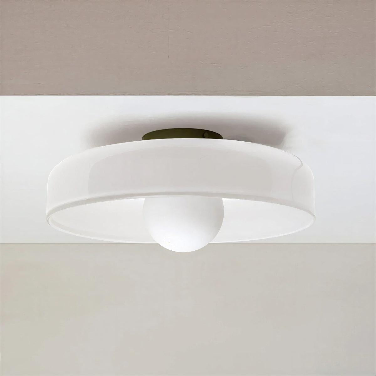 Round Flush Mount Ceiling Light With Ambient Glow