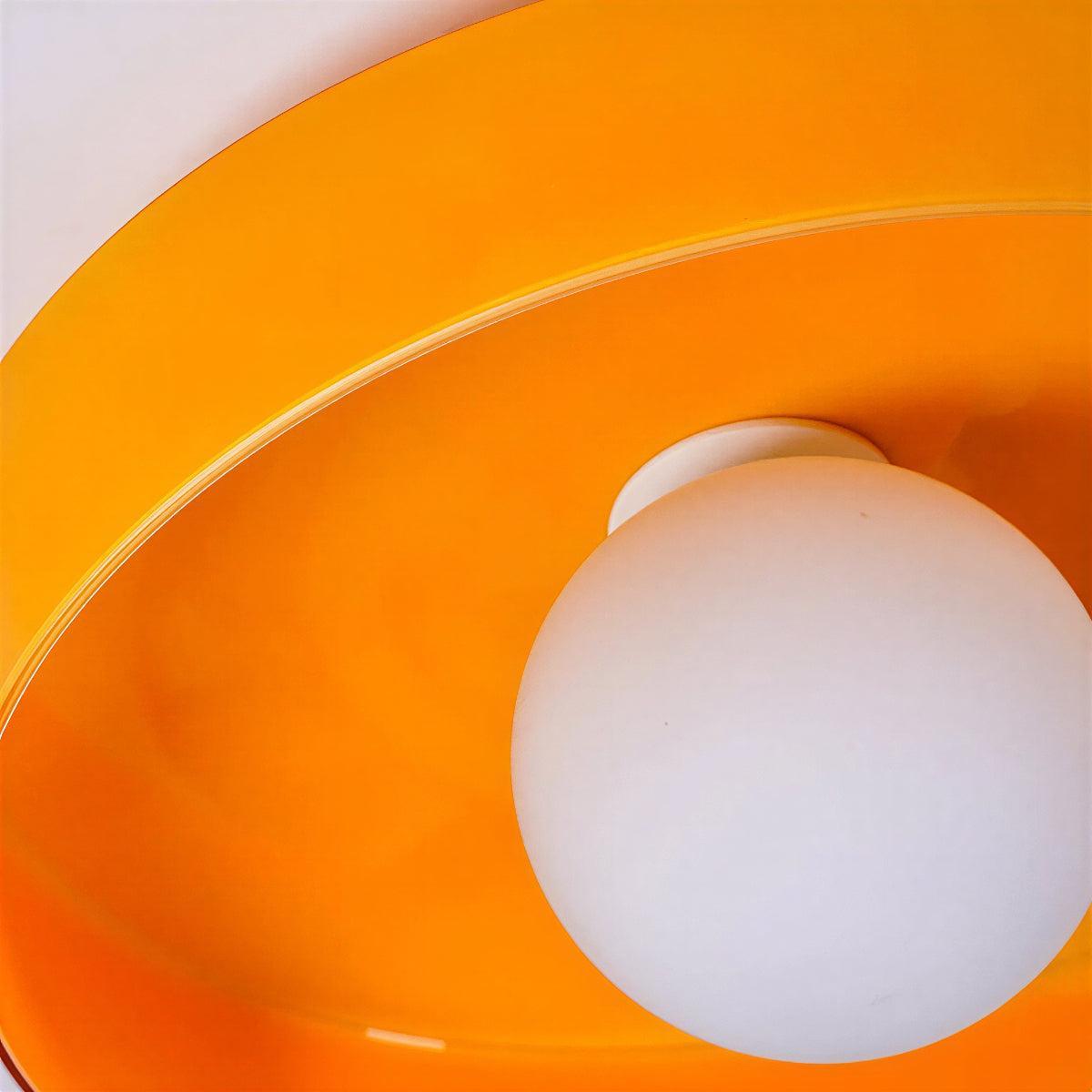 Round Flush Mount Ceiling Light With Ambient Glow