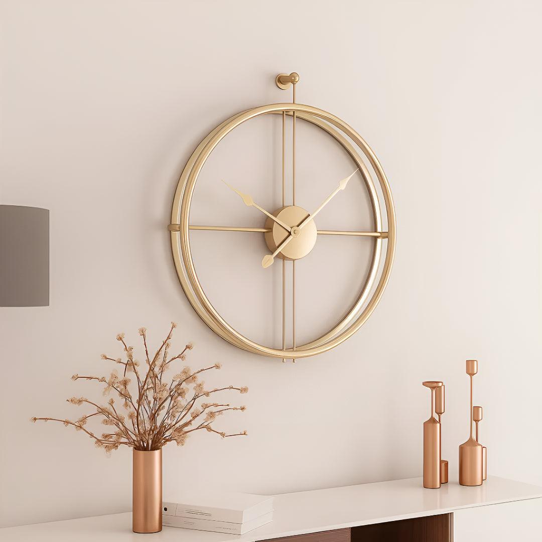 Silent Wall Clock with Modern Minimalist Design