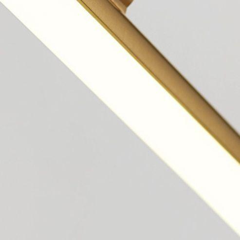 Sleek Above Mirror Linear Vanity Light Fixture With Modern Design