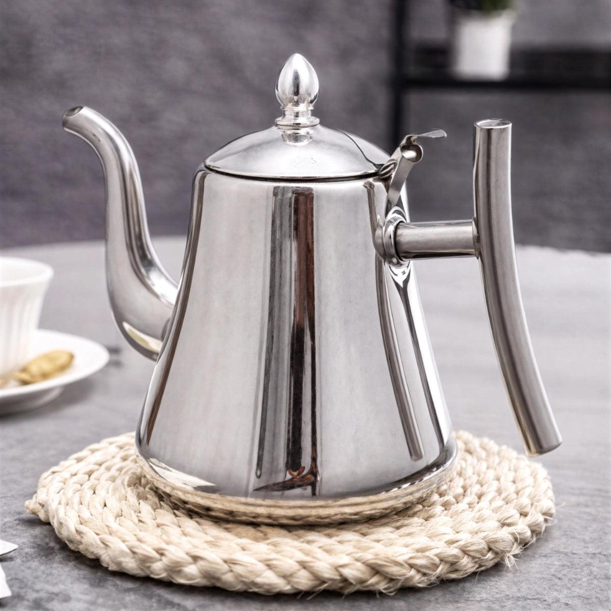 Stovetop Induction Tea Kettle With Built-In Filter For Water Boiling