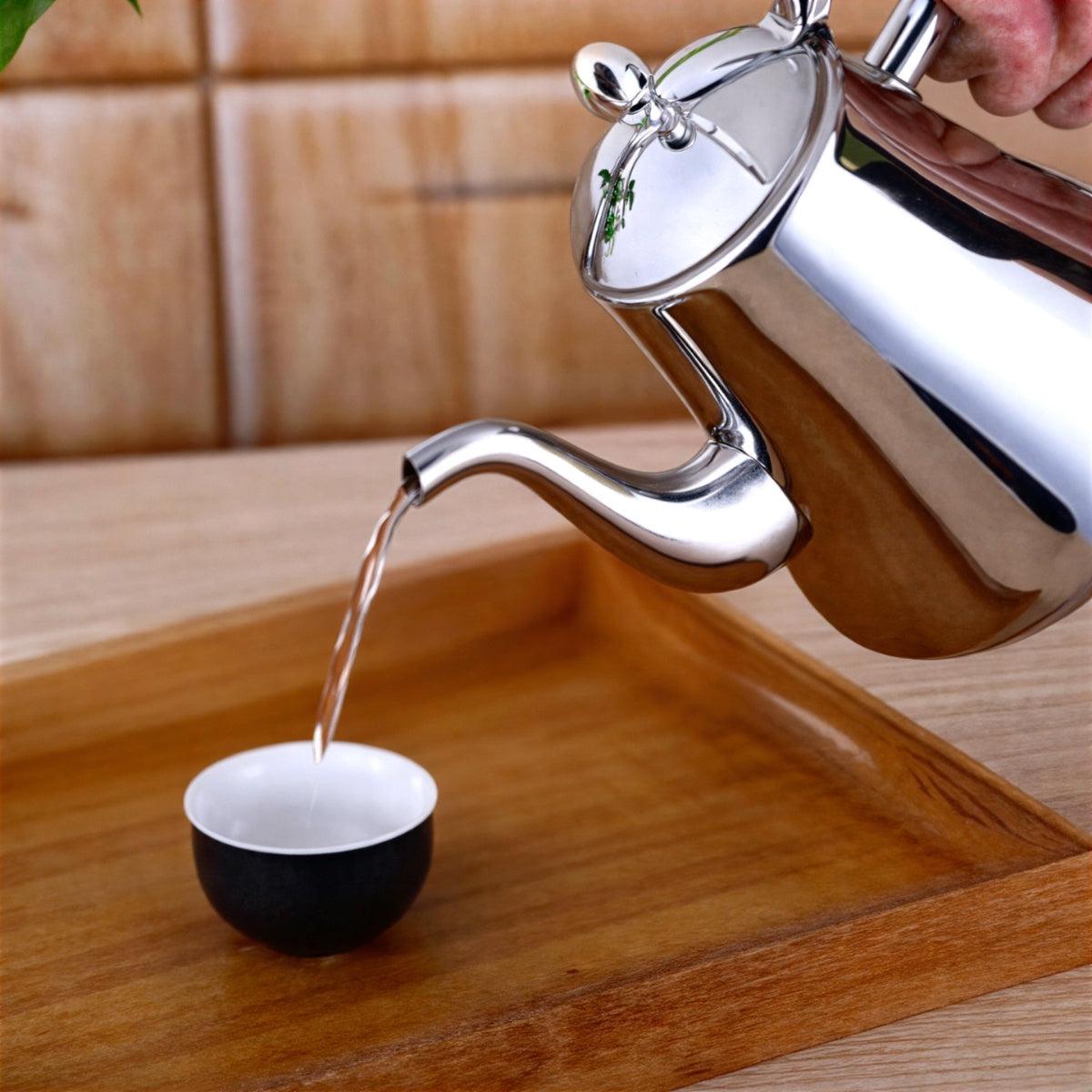 Stovetop Induction Tea Kettle With Built-In Filter For Water Boiling