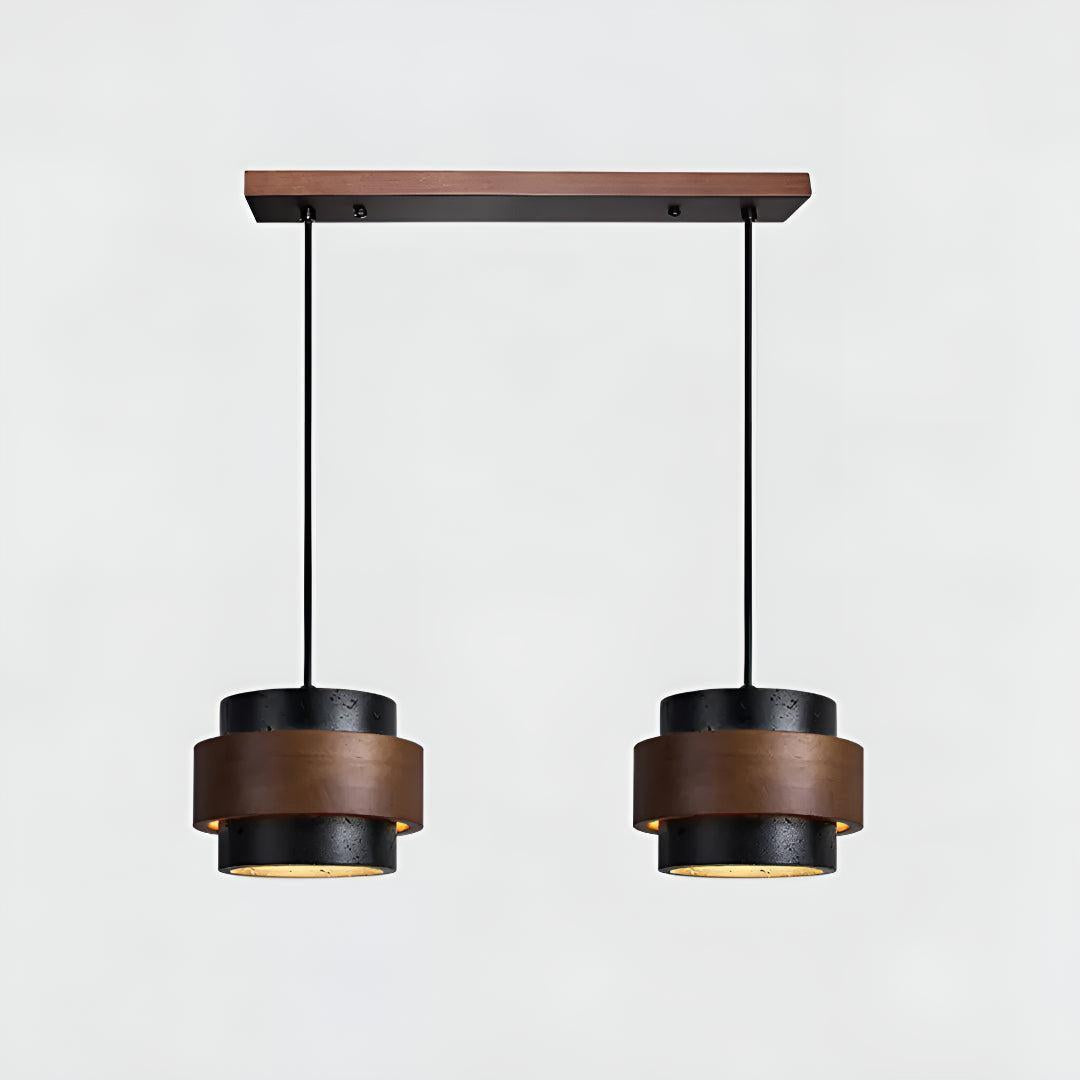 Travertine Pendant Lighting For Kitchen Island And Dining Area