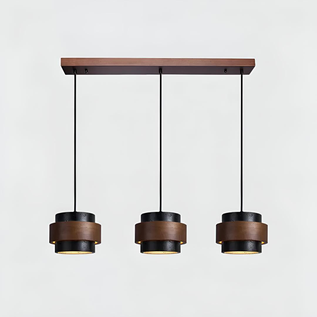 Travertine Pendant Lighting For Kitchen Island And Dining Area