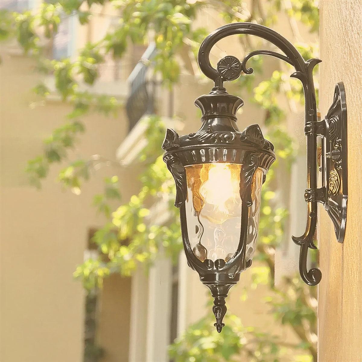 Vintage Outdoor Wall Light for Porch and Patio Lighting With European Heritage Design