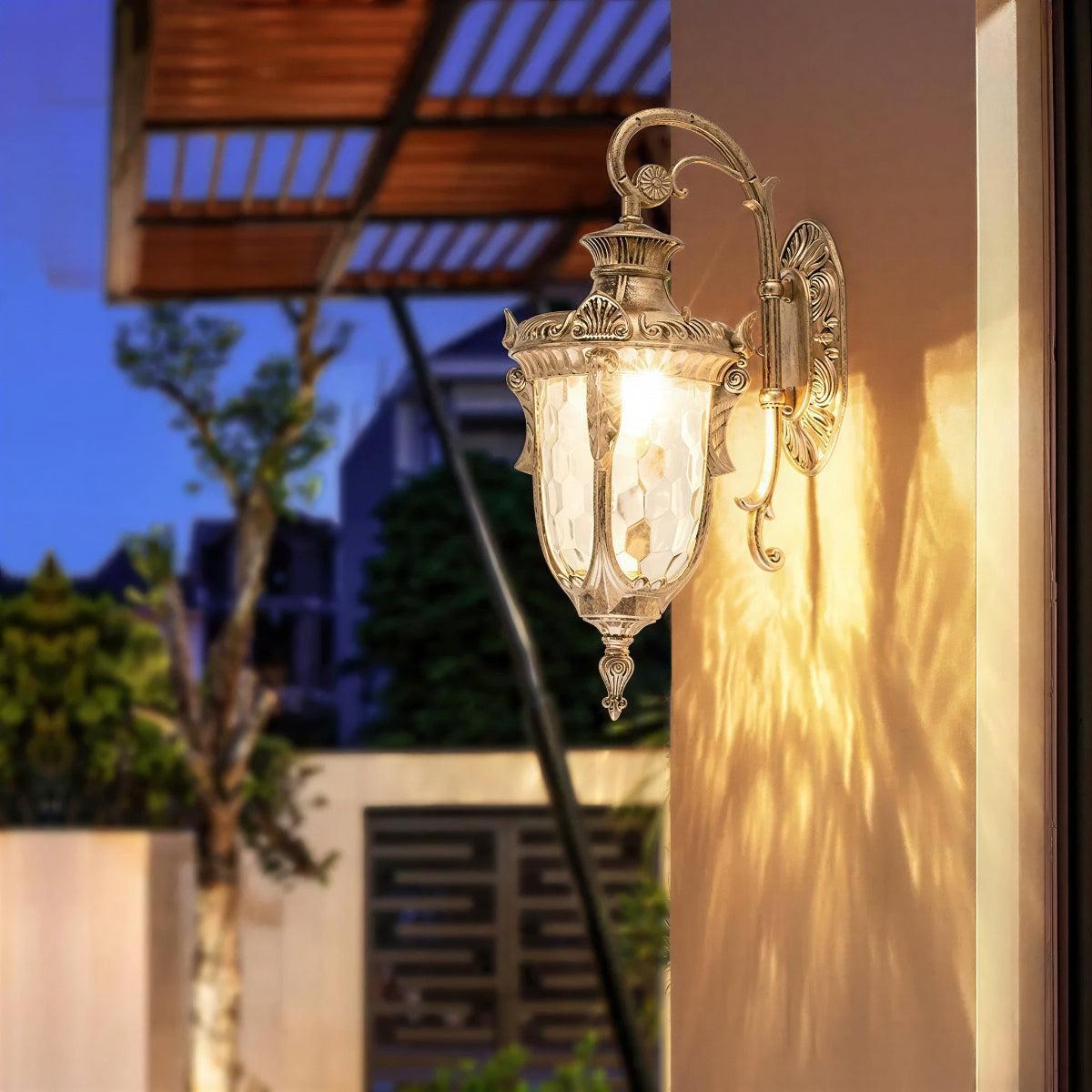 Vintage Outdoor Wall Light for Porch and Patio Lighting With European Heritage Design
