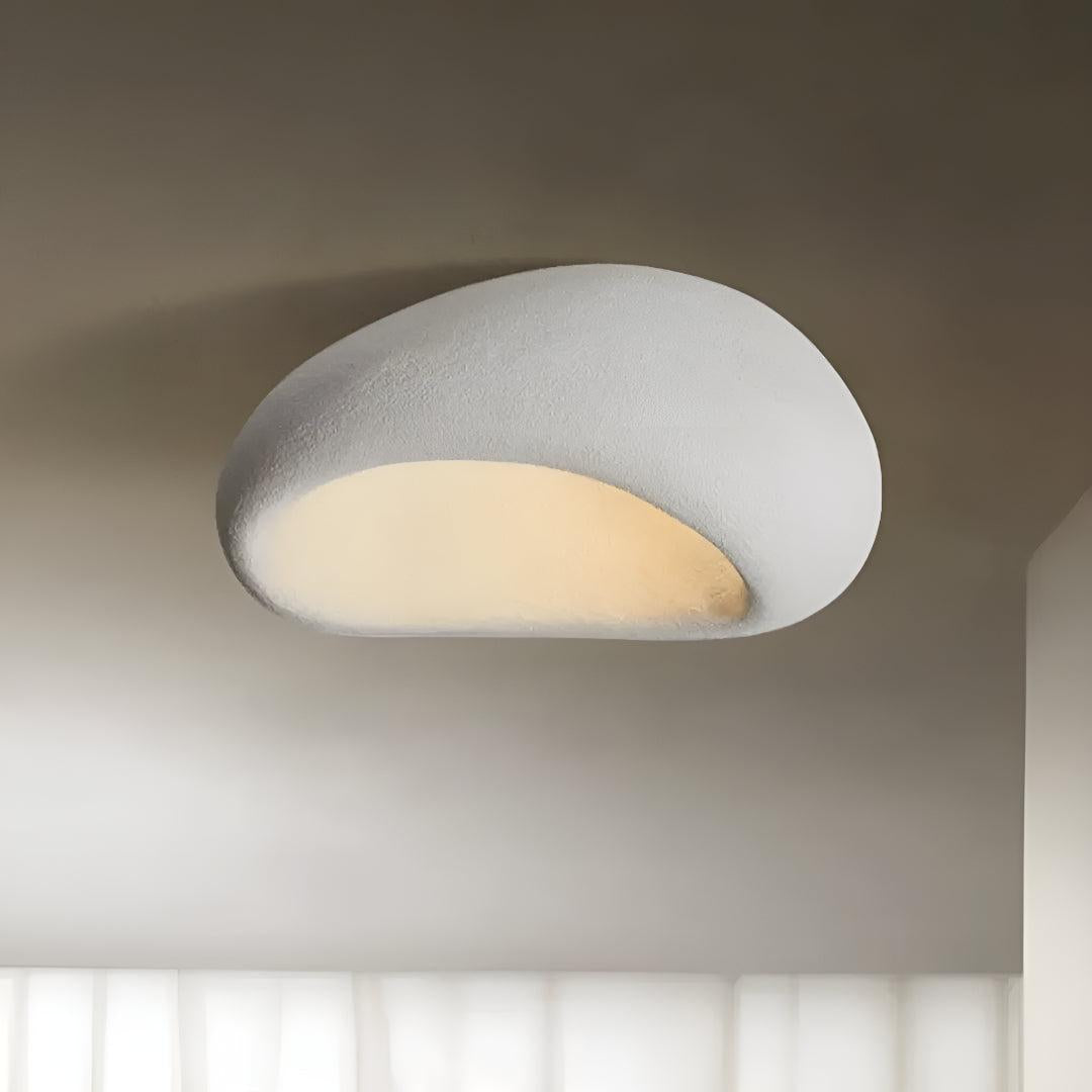 Wabi Sabi Flush Mount Ceiling Light for Modern Minimalist Spaces