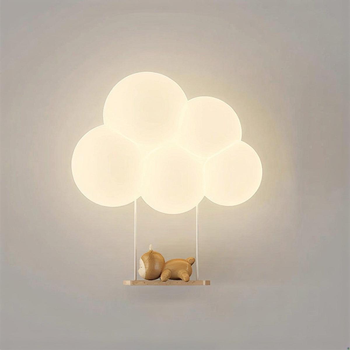 Wall Lamp With Cute Decorative Cloud Design For Atmospheric Lighting