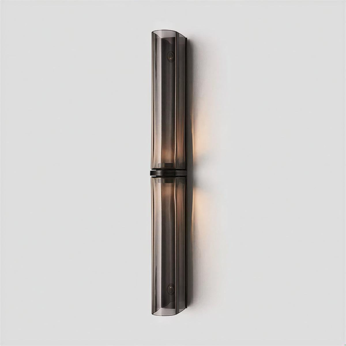 Wall Sconce Light Fixture With Modern Dual Tube Design