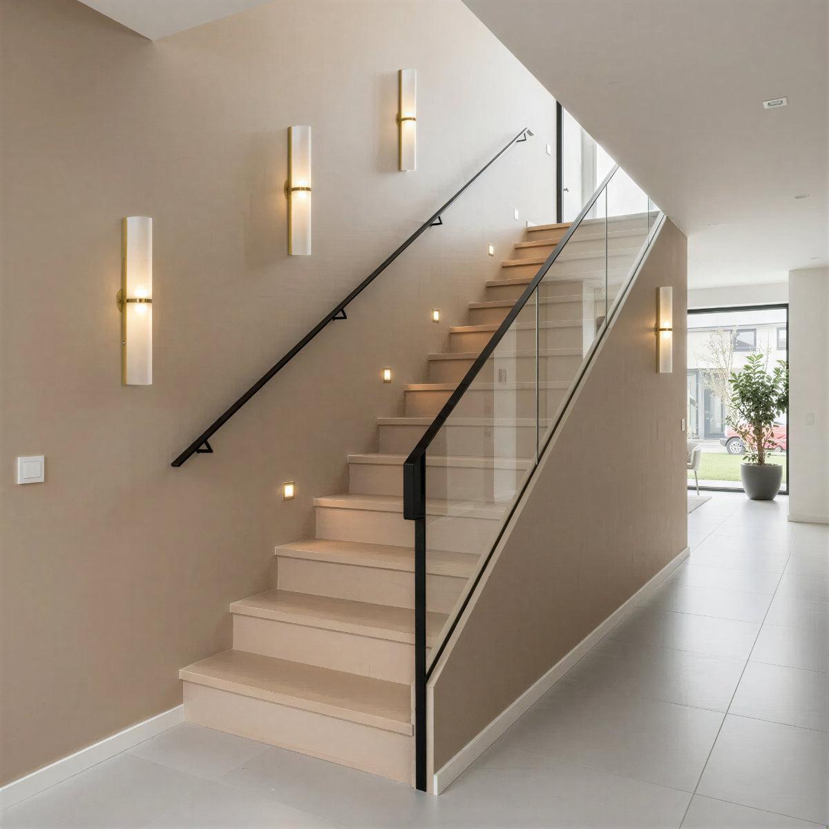 Wall Sconce Light Fixture With Modern Dual Tube Design