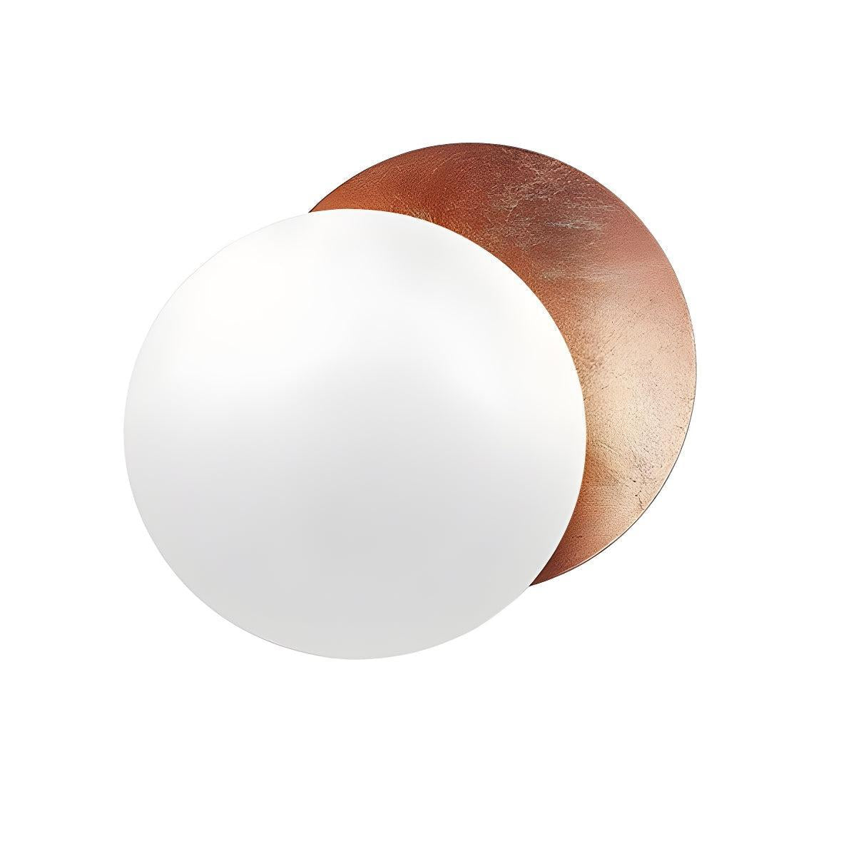 Wall Sconce Light With Adjustable Rotating Solar Eclipse Reflection Effect