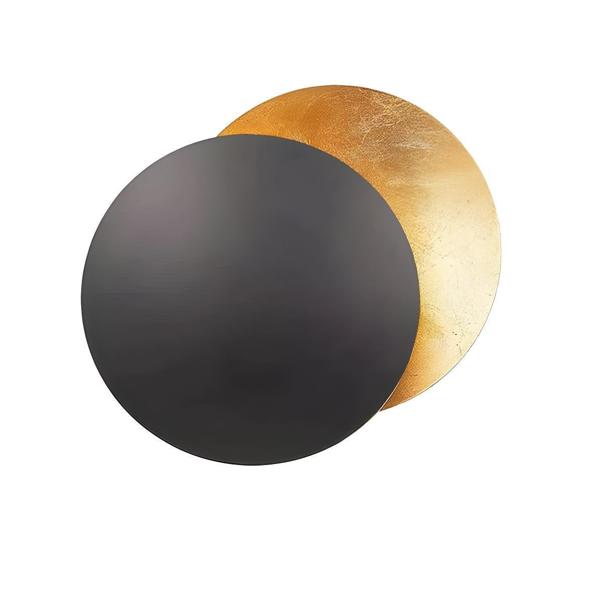 Wall Sconce Light With Adjustable Rotating Solar Eclipse Reflection Effect